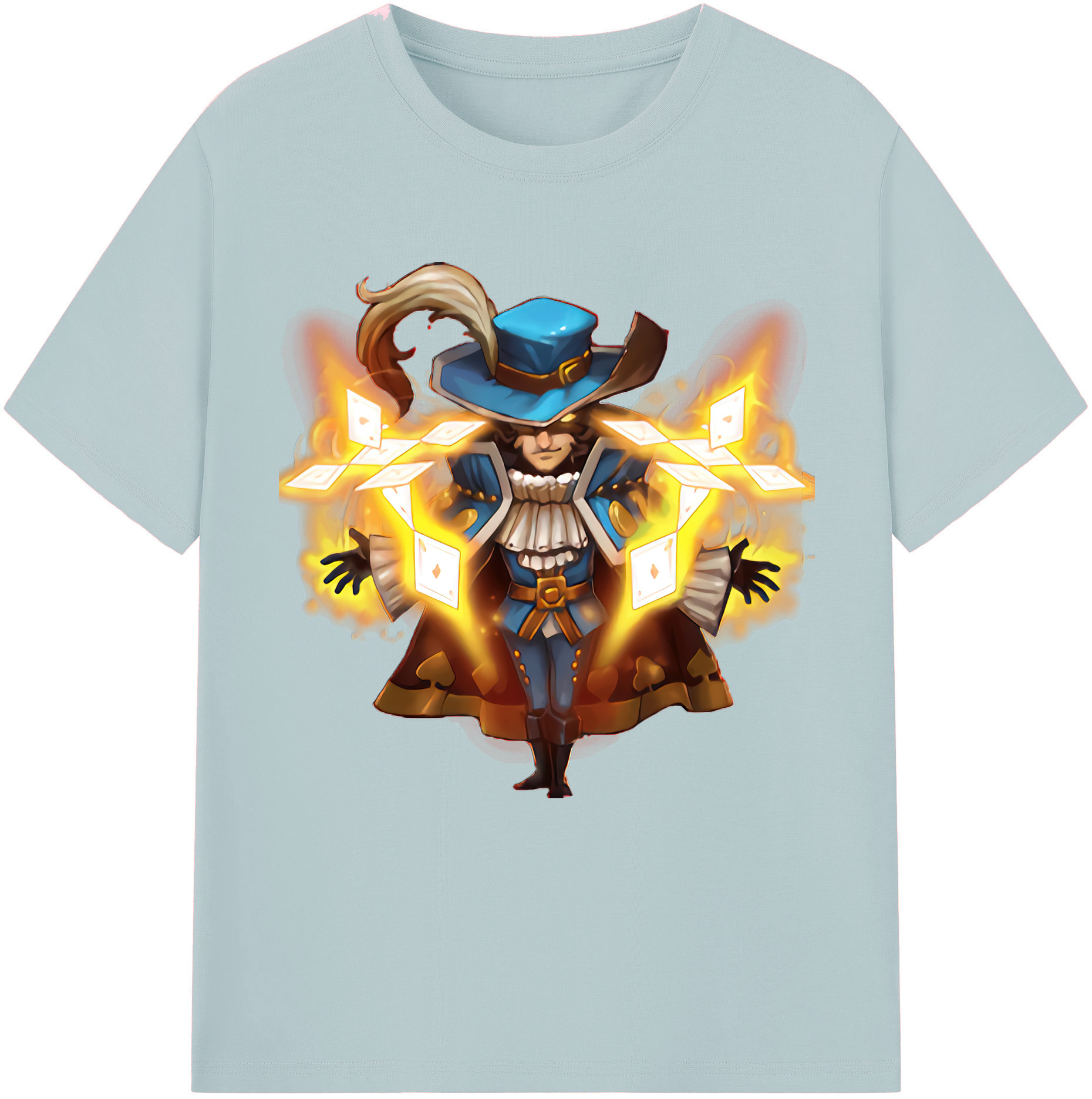 リーグ・オブ・レジェンド League of Legends LOL 綿100％半袖Tシャツ（フロントプリント）